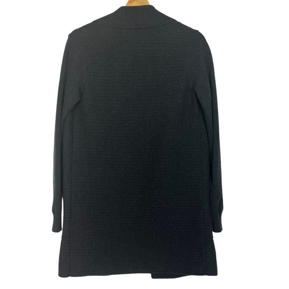 Theory Reeda O Noble Wool Thick Knit Long Cardigan Sweater - Picture 5 of 6